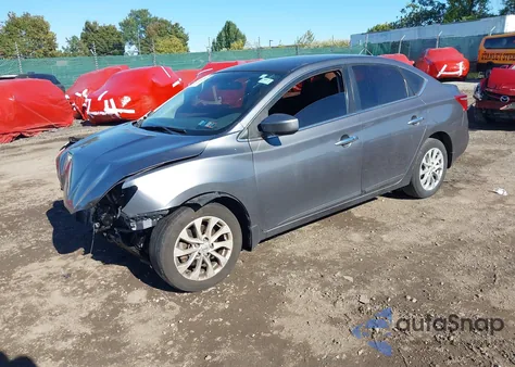 2018 Nissan Sentra Sv из США, поврежденный, VIN 3N1AB7AP2JL627521